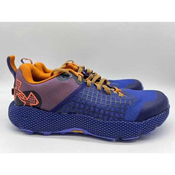 Under Armour HOVR Ridge Trail Running Shoes Blue 3025852 502 Men's Size 7 - Picture 1 of 12